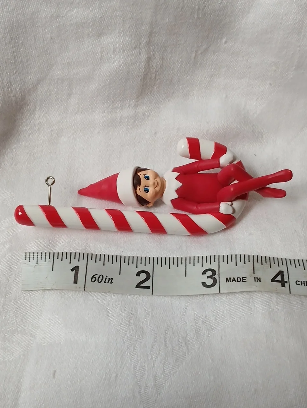 2022 Hallmark Keepsake Ornament CANDY CANE CHEER SCOUT ELF